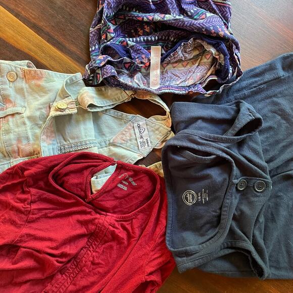 Girls Rompers Overalls Bundle of 4 Cherokee Jordache Art Class 6/6X GUC - Picture 10 of 10